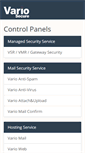 Mobile Screenshot of cp.variosecure.net